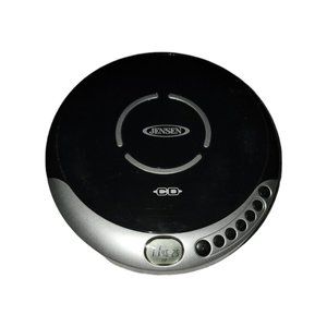 Jensen JENCD60R Portable CD Player - Silver/Black